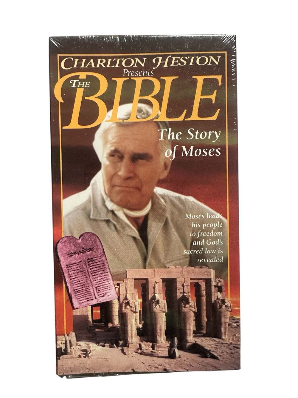 Charlton Heston Presents The Bible: The Story of Moses (1993) VHS